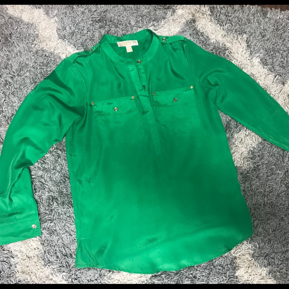 Michael Kors women’s Kelly green shirt size small
